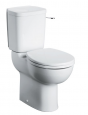 Armitage Shanks S405801 Contour 21 Toilet Seat & Cover for 355mm High Pan, Bottom Fixing Hinges White