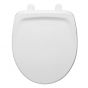 Armitage Shanks Saturn toilet seat and cover S404001 White with Hinges and Buffers