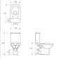 cersanit Carina 010 WC Toilet Seat Soft Closing K98-0069 / K98-0110 / 5907720692179