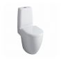 Close coupled cistern & fittings,
dual flush 6/4L, BSIO, push button 3D2396WH