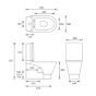 B&Q Rosalind Toilet seat and cover with fittings compactible with Cooke & Lewis Alexas Back to Wall Toilet Seat - B&Q for all your home and garden supplies and advice on all the later, Alexas white toilet seat features a soft close function, meaning that 