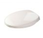 Croydex Foster White Toilet seat with Soft Close Toilet Seat Hinges - WL530322H