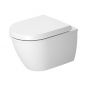 Duravit Darling seat and cover, without soft close  For wall hung toilet #020709  with Brass Hinges 006425000