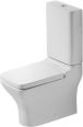DURAVIT PURAVIDA TOILET SEAT AND COVER  211909 WITH TOILET SEAT HINGES TOILET 