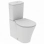 Ideal Standard Imagine Aquablade Connect Air toilet seat E036501 white, hinge stainless steel, sandwich Standard Close U855401 /  E8894 / E8895 