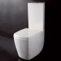 Galassia Midas / SA02 8977-seat and cover Seat and cover for toilet, soft-close. Flowers. white glossy