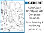 Geberit  2-flush Valve for AquaClean 8000plus 242.397.00.1 / 242397001 FOR AQUACLEAN CISTERNS ONLY