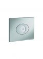 GROHE Flush Plated 38505000 Skate Air WC Wall Plate, Brushed Chrome Faceplate 38505000