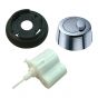 Grohe Dual Flush Push Button 42357PI0 Chrome Plated Toilet Cistern syphon spares
