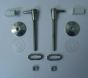 GSI Standard Close Toilet Seat Hinges for Panorama or Traccia Seat For White Buffer Seat
