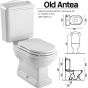 GSI Old Antea Toilet seat soft closing GSI 561611 Old Antea Toilet GSI 561611