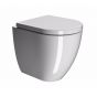 GSI PURA 50 TOILET SEAT  STANDARD  CLOSE SEAT WITH HINGES MS86  The GSI Norm code MS86N11 Toilet Seat Cover 8032937811734