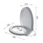 GSI Toilet Seats Luxury GSI Toilet - 360 × 360 Toilet GSI 661511
