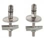 HARO C0102G SoftClose classic hinge BVO - toggle bolts, stainless steel 1 set  407559