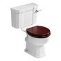Ideal Standard Waverley Toilet Seat and Cover  in  Mahoghany U0248GC