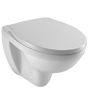 JACOB DELAFON E70007-00 OVAL SOFT CLOSE TOILET SEAT AND COVER  ONLY ORIGINAL SEAT