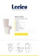 Lecico Malaga Space Saver Toilet Seat STWHSMG