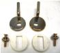 Medici Toilet seat Hinges 0061151000 Standard Close Stainless Steel