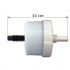 Oli new style FULL flush Push button Oli Toilet Cistern Spares Oliver Spares white  VS0802564 / 8023857202108