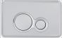 OTTO Control Plate, Chrome frame button- Satin ring