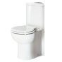 RAK Evolution Corner WC Toilet Seat With Soft-Close Toilet Seat Hinges 673mm EVOPAN FG036C