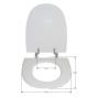 SELLES TOILET  SEAT AND COVER MARLY 1 WHITE MA401