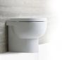 Simas E-Line EL01 WC with seat and cover EL004 Toilet Seat and Cover Standard close