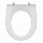 Standard toilet seat without cover with incl. hinge in stainless steel