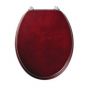 Tavistock Premier Mahogany Toilet Seat and cover with Chrome Fittings 0202