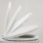 Toilet Seat Armitage Shanks  replacement Seville Toilet Seat S4055 White code under Toilet  cistern lid 1715
