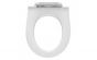 Toilet seat without cover with soft close with hinge Polygiene, Seat selection by measurement, OR  Find the right toilet seat using measurements