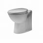 Twyford Avlon Toilet seat and cover With stainless steel top fix hinges and stability buffers Blue AV7865BE