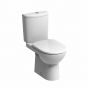 TWYFORD E100 TOILET SEAT AND COVER ,PLASTIC BOTTOM FIX HINGE E17810WH