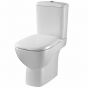 TWYFORD MODA TOILET SEAT AND COVER STANDARD CLOSE BOTTOM FIX MD7815WH