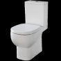 Twyford Quinta Toilet Seat and Cover Soft Close QT7851WH