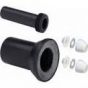 Viega mounting kit 8010.27 in DN90 plastic black / Connection set - Model 8010.27 (308414)
