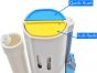 Universal Toilet Flush Valve with Yellow and Blue top  Toilet Flush 4200009