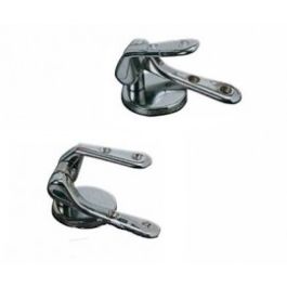 Upain Toilet Seat Hinges – Scharniere Für WC-Sitz, Mit Gewindestangen, Für Top-Fix-Montage