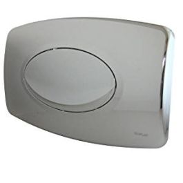 Regiplast 1620B Plaque de commande double débit blanche pour réservoir