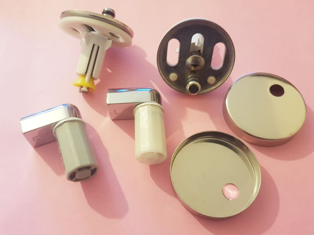 jacob delafon Replacement soft close hinge set for straight duroplast