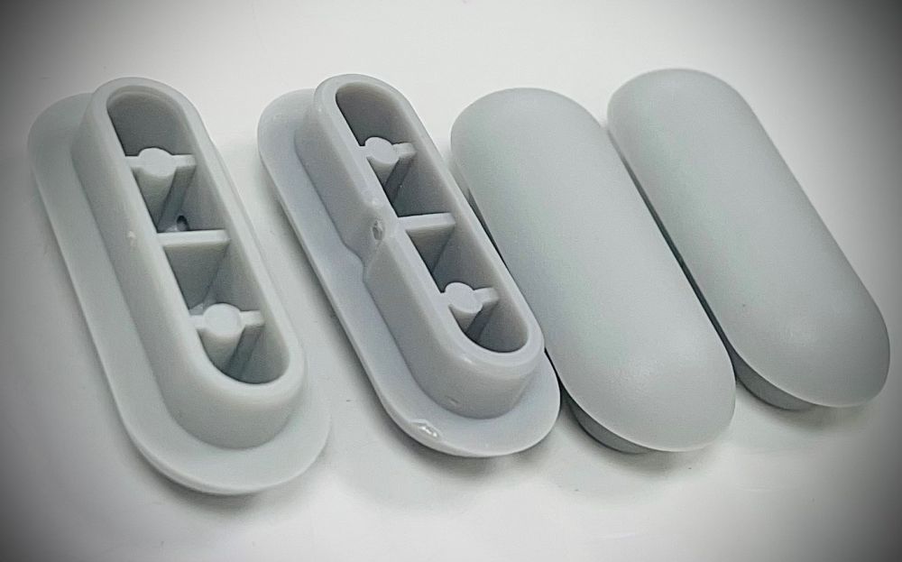 VITRA BUFFERS SET OF 4 GREY