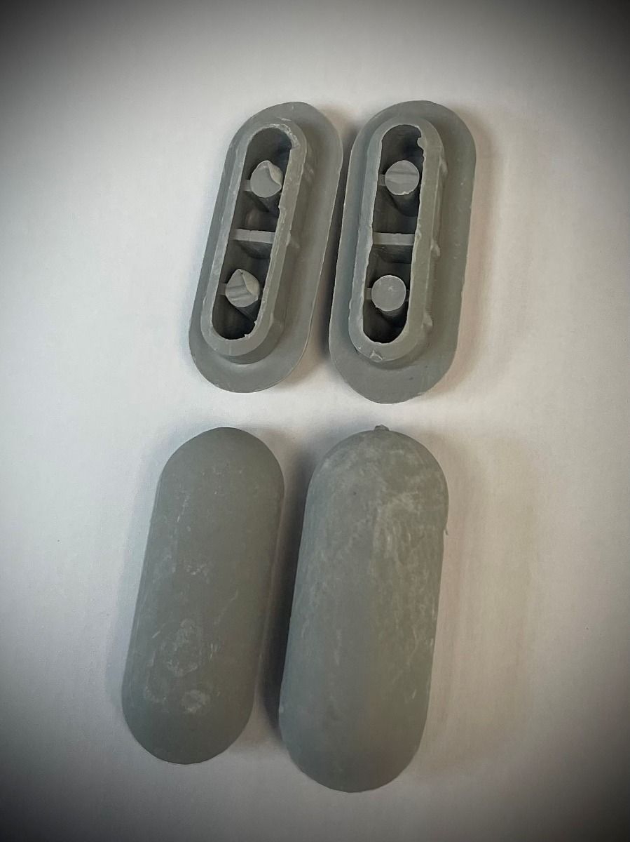 VITRA SET OF 4 BUFFERS SOLD AS SEEN