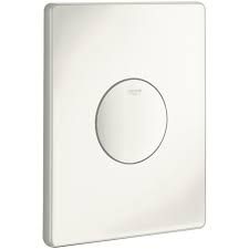 Grohe cover SKATE 156x197mm pushbutton actuation vertical, white 37547SH0