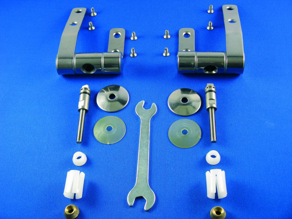 Keramag Cassini Cotta 598181000 Set of 2 hinges for toilet seat