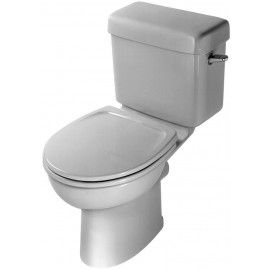 Armitage Shanks Saturn toilet seat and cover S404001 White with Hinges and Buffers