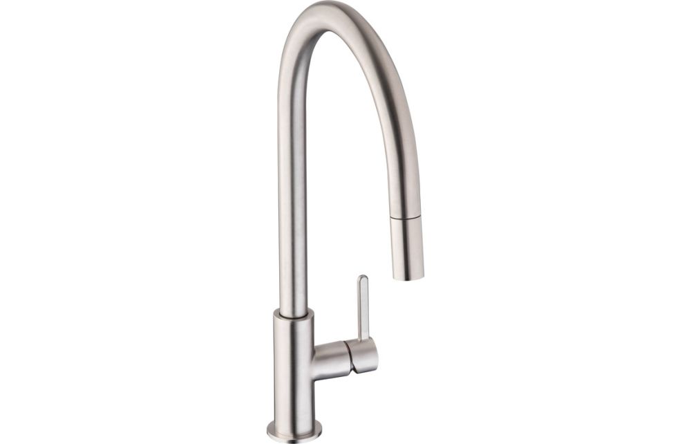 Abode Althia Mixer Tap w/Pull Out Brushed Nickel