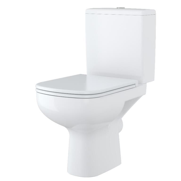 CERSANIT COLOR DURAPLASTIC, SOFT CLOSE TOILET SEAT AND COVER K980092