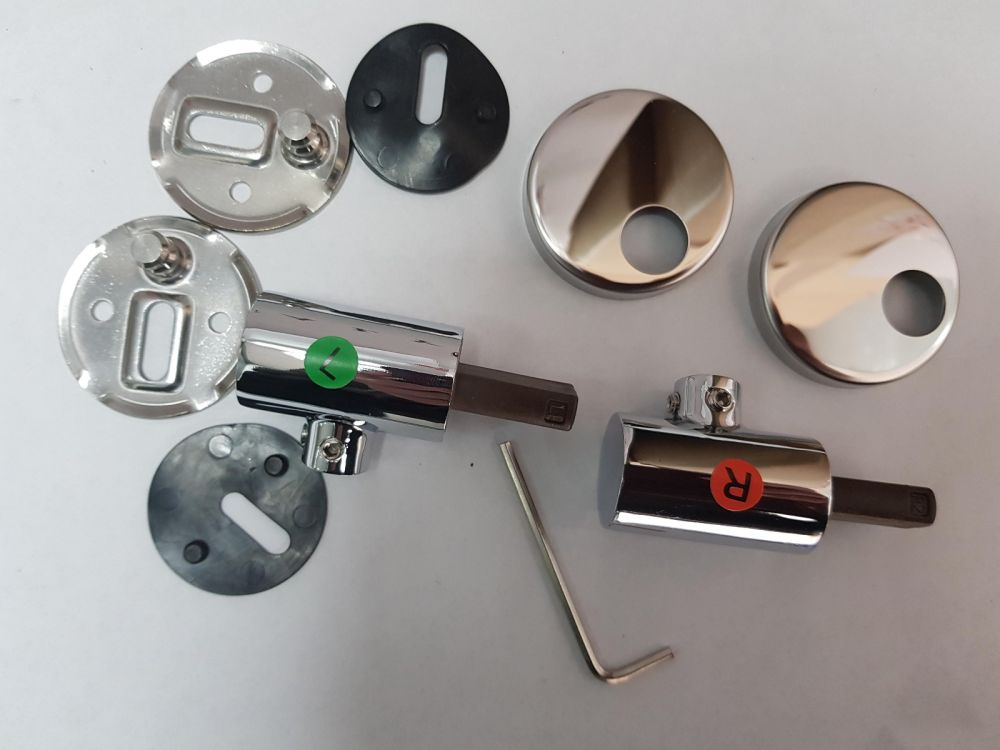 Top fixing chrome hinges Y9099 NON RETURNABLE