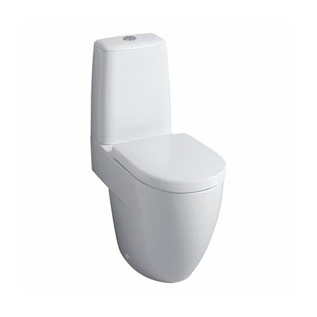 Close coupled cistern & fittings,
dual flush 6/4L, BSIO, push button 3D2396WH