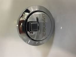 Duravit 0074601000 Dual flush push button Chrome 0074601000